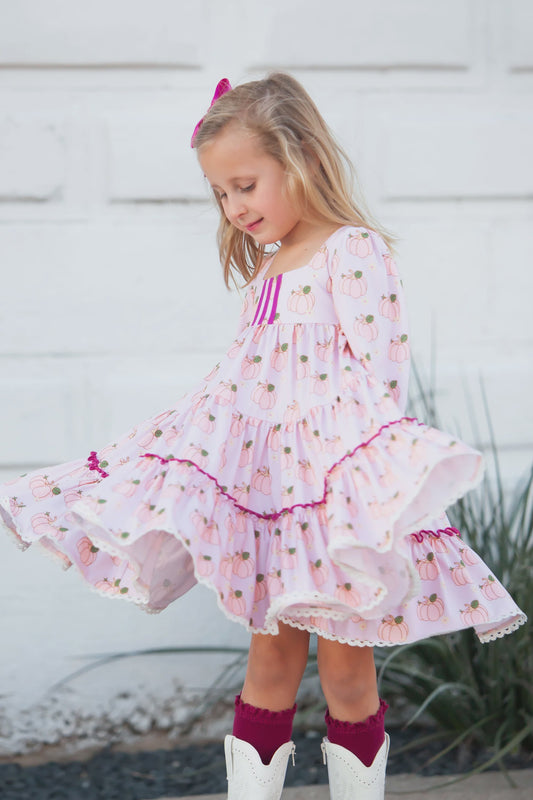 Be Girl Garden Twirler Retro Pumpkin