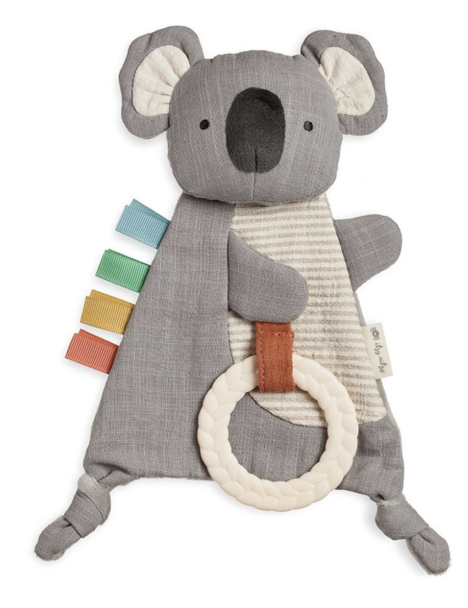 Bitzy Crinkle Koala Sensory Toy W/ Teether
