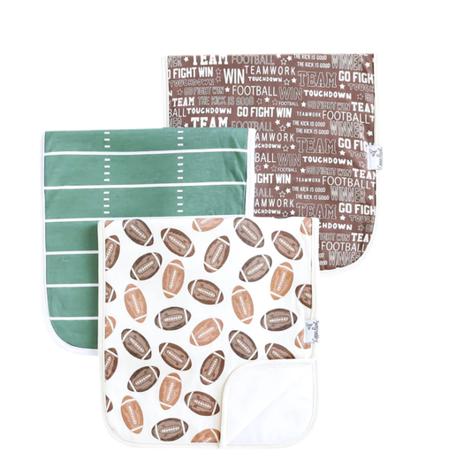 Copper Pearl Blitz Burp Cloths