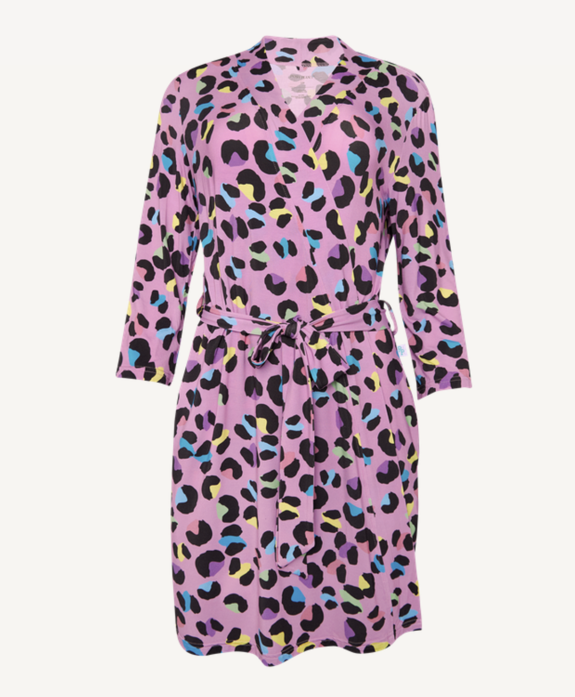 Electric Leopard Mom Robe