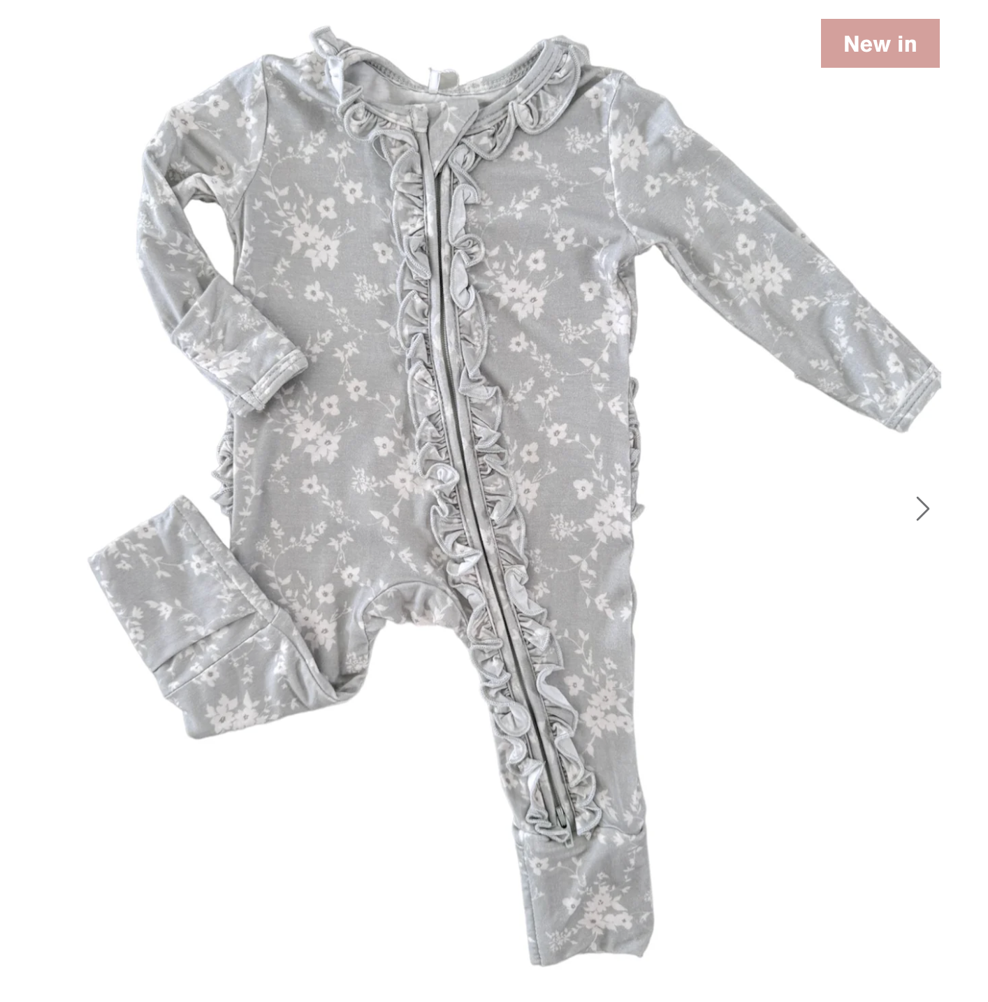 RR Harlow Ruffle Zip Footie