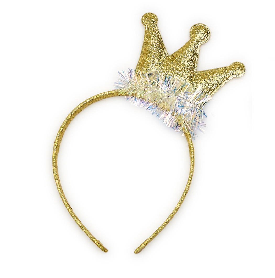 Gold Crown Light up Headband