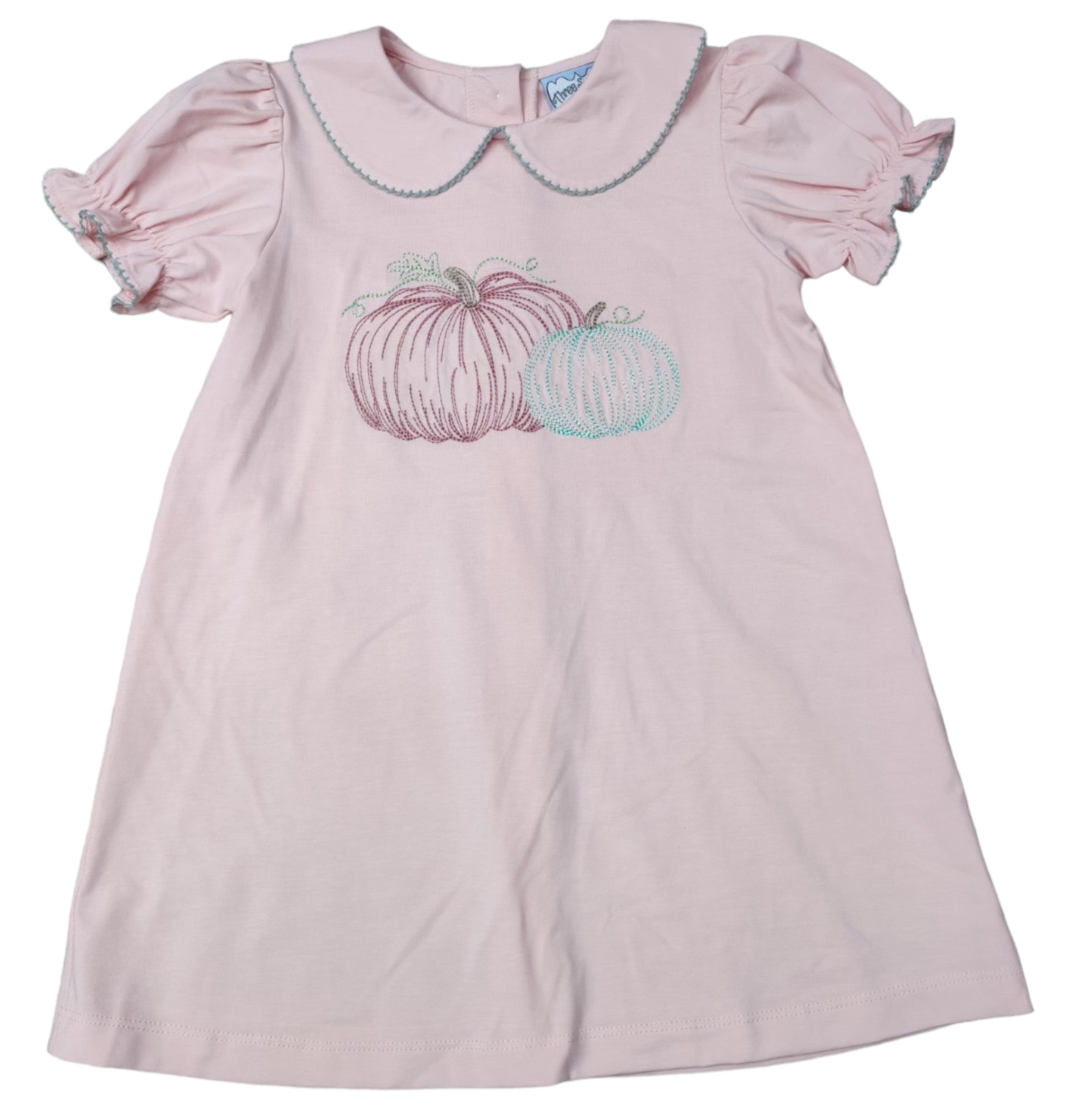 sachin and babi light blue dress GSD1412 Embroidery Pumpkin Blue Plaid Cute Girls Dress – Amy yu garments  wholesale