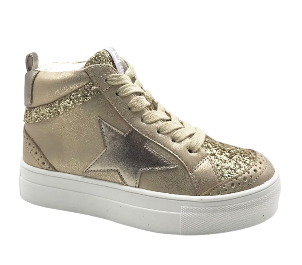 Mia Berry Nice Rose Gold High Top Sneaker