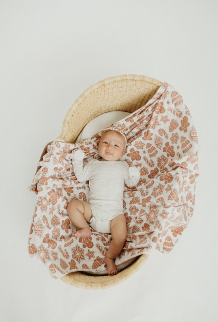 Copper Pearl Gingerbread Swaddle