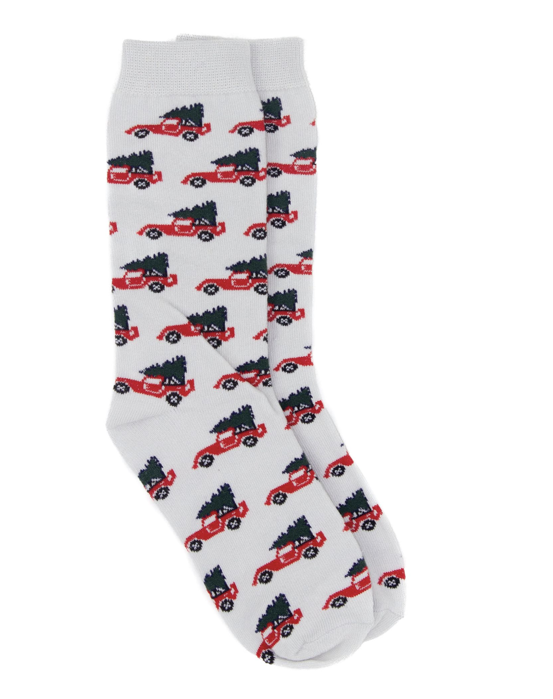 Properly Tied Boys Lucky Duck Socks Christmas Truck