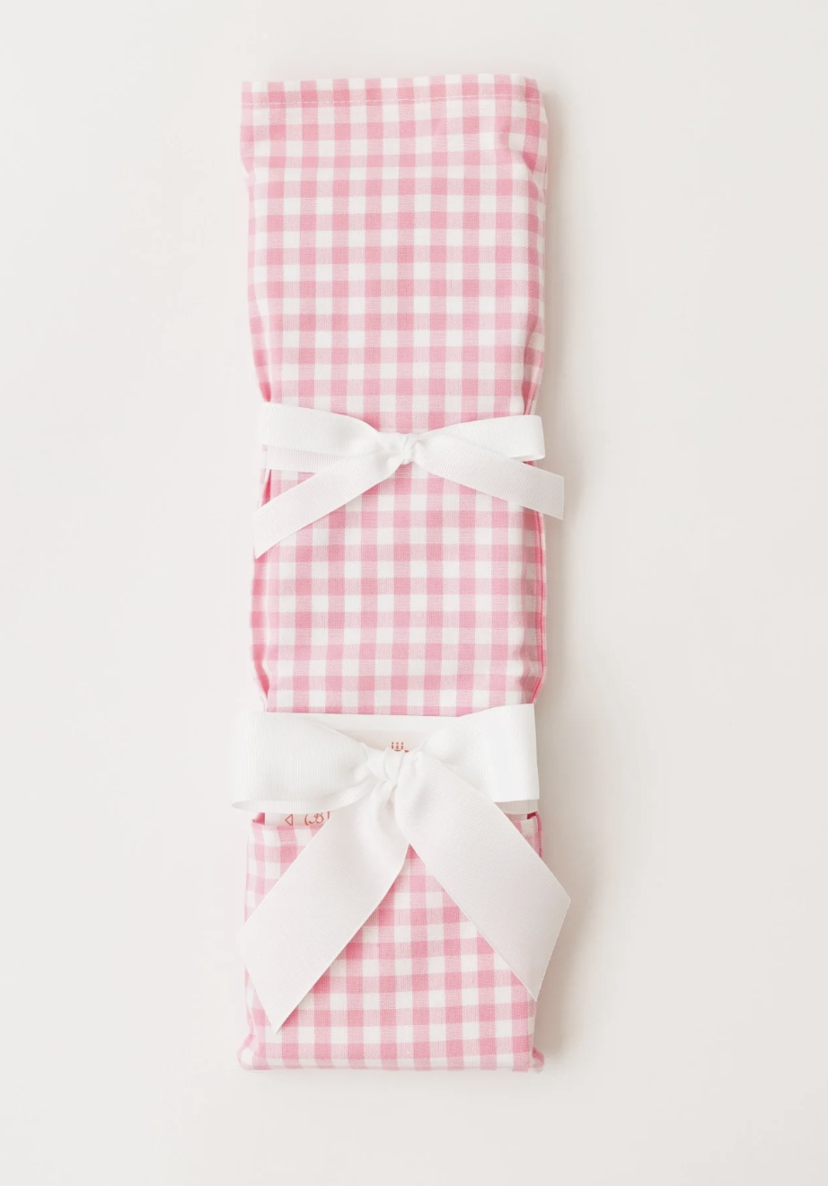 Gingham Pink Knife Set