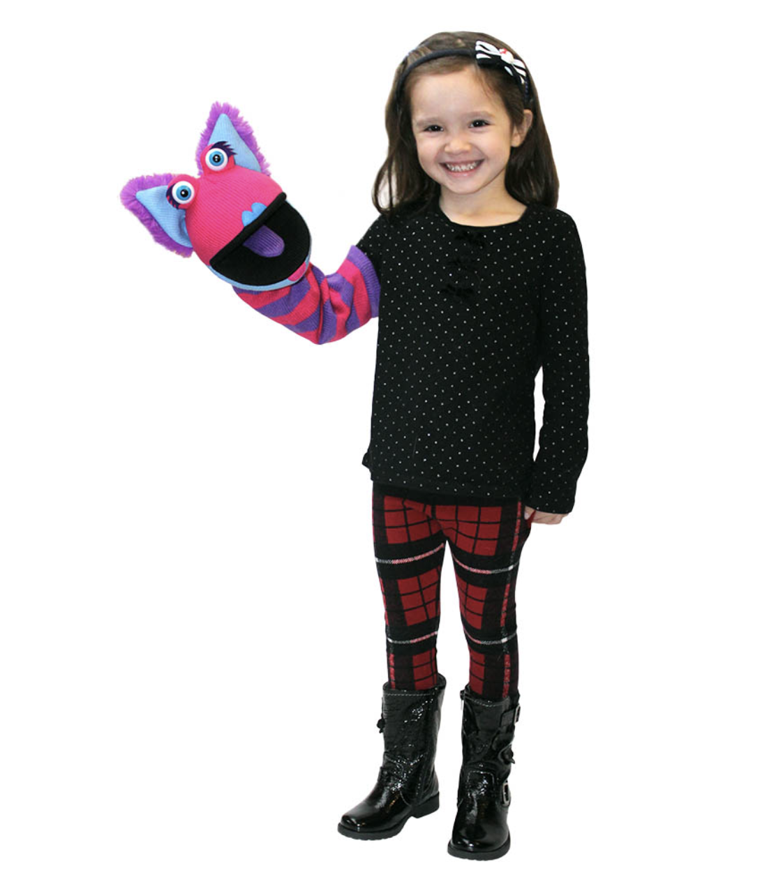 Kitty Knitted Puppet