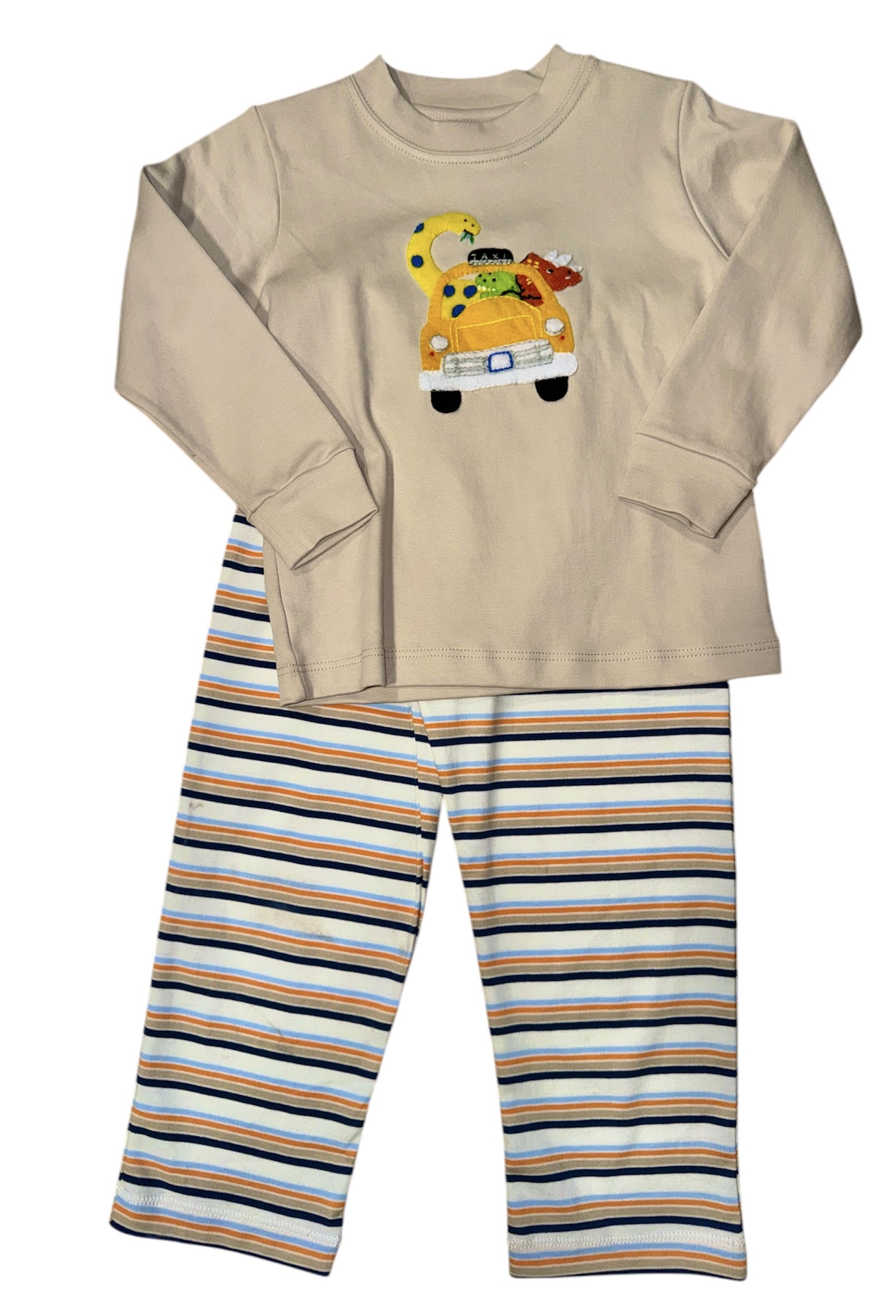Squiggles Dino Taxi Pant Set