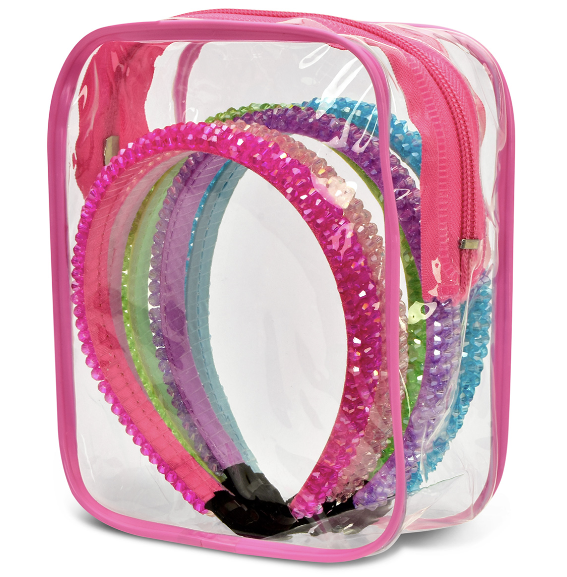 Rhinestone Headband Pouch