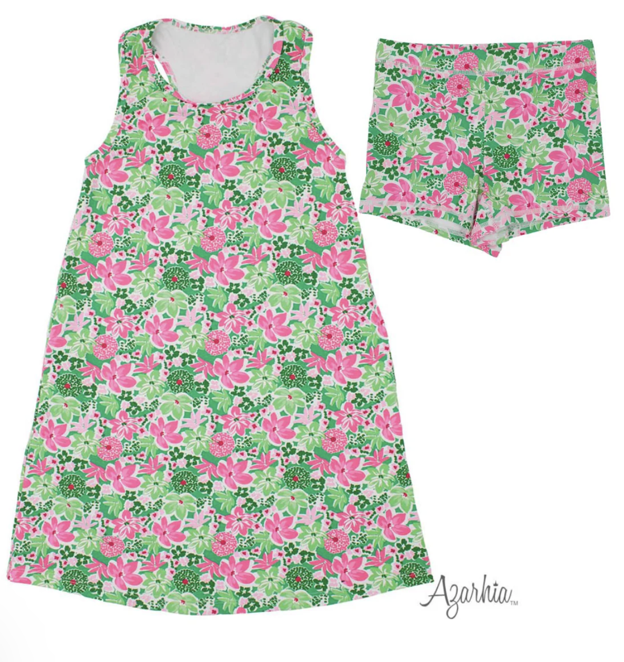Botanical Flowers Tennis Dress & Short