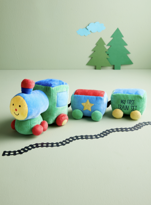 My First Train Plush Set