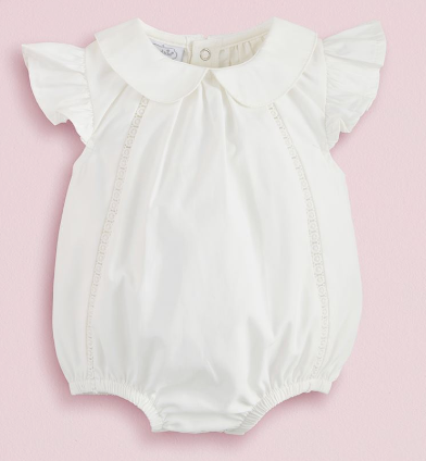 White Collared Poplin Bubble