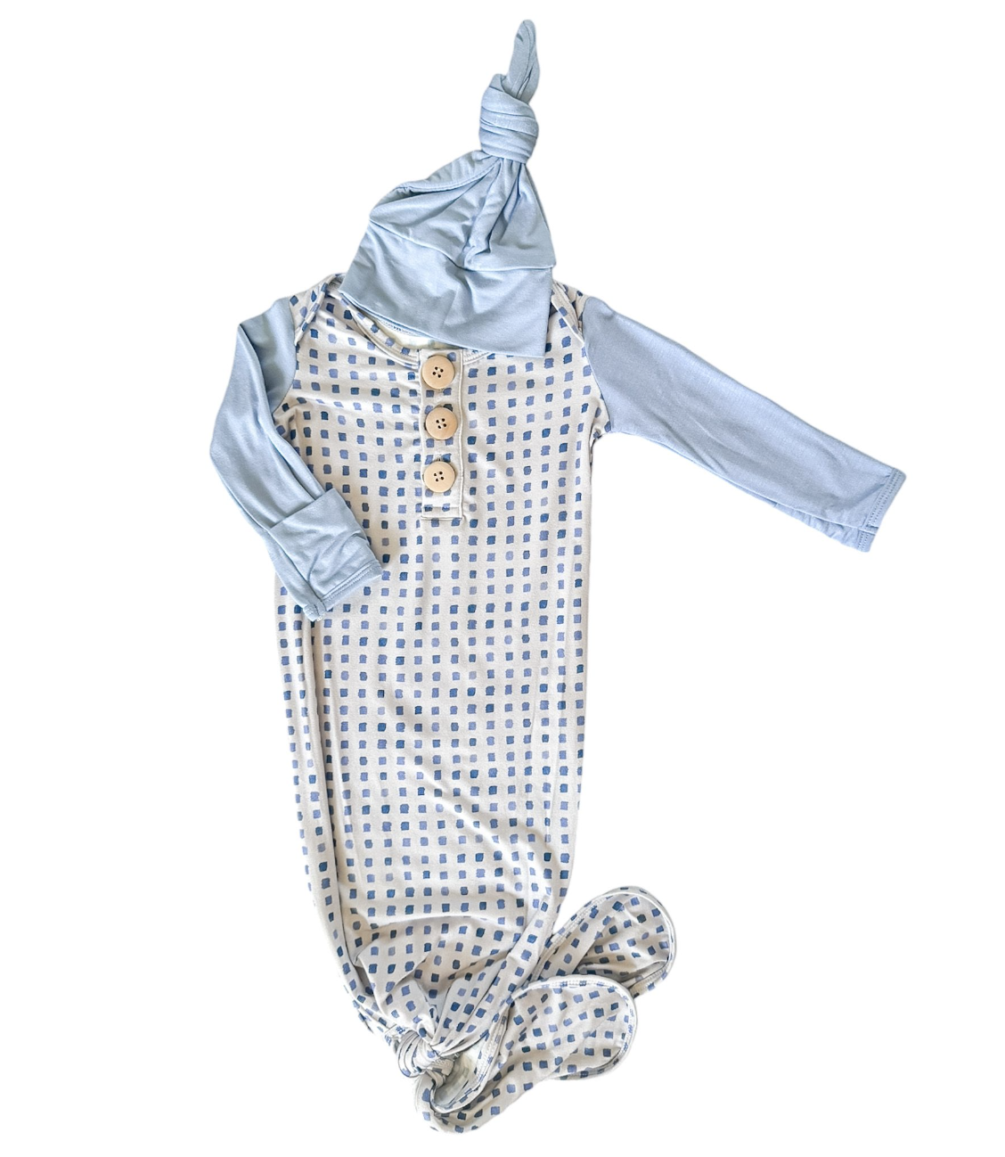 RR Geo Dots Gown & Hat