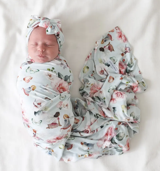 Posh Peanut Melinda Swaddle & Headwrap Set