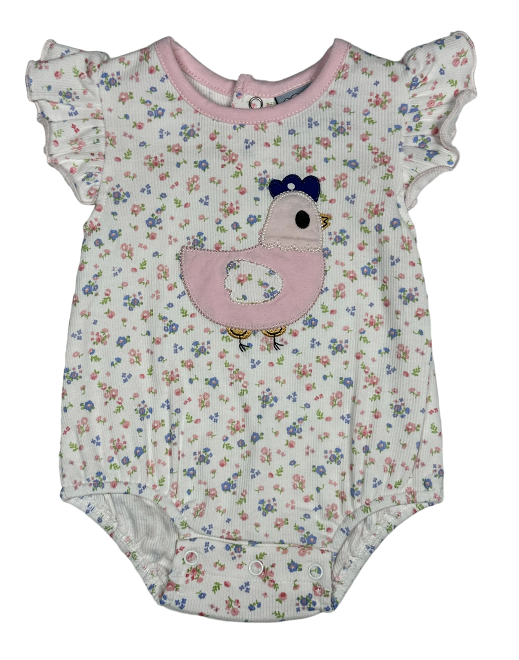 TS Chicken Applique A/S Bubble
