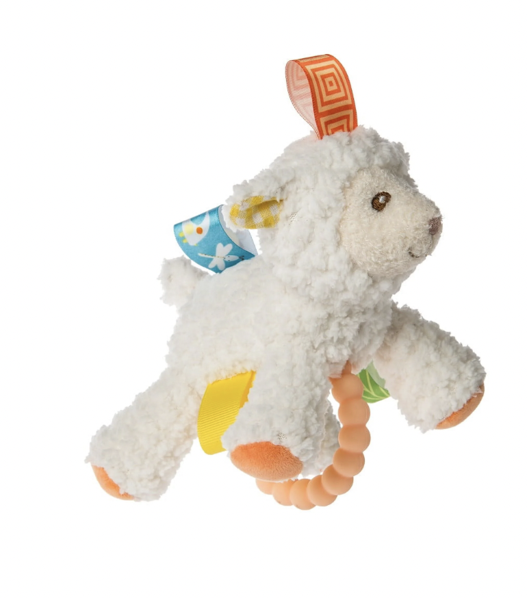Taggies Sherbet Lamb Teether Rattle