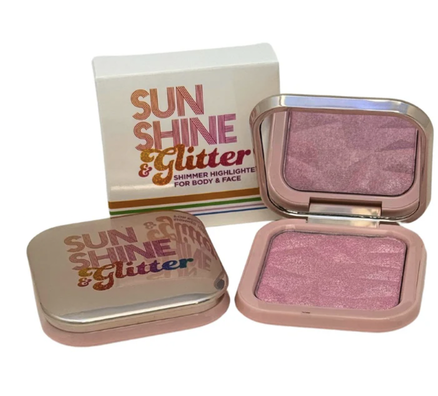 Coral Gold Shimmer Highlighter