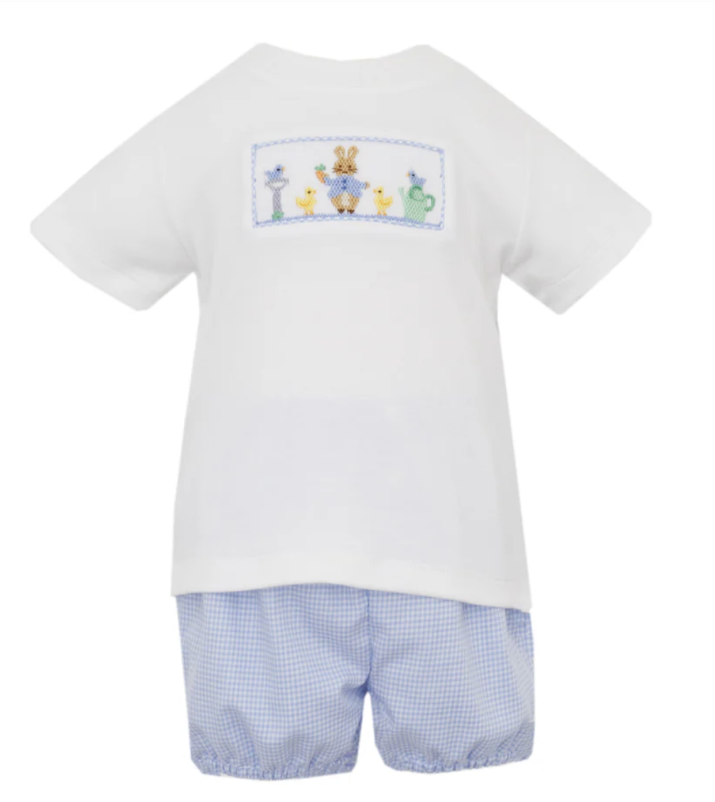 Petit Bebe Peter Rabbit Boy Bloomer Set