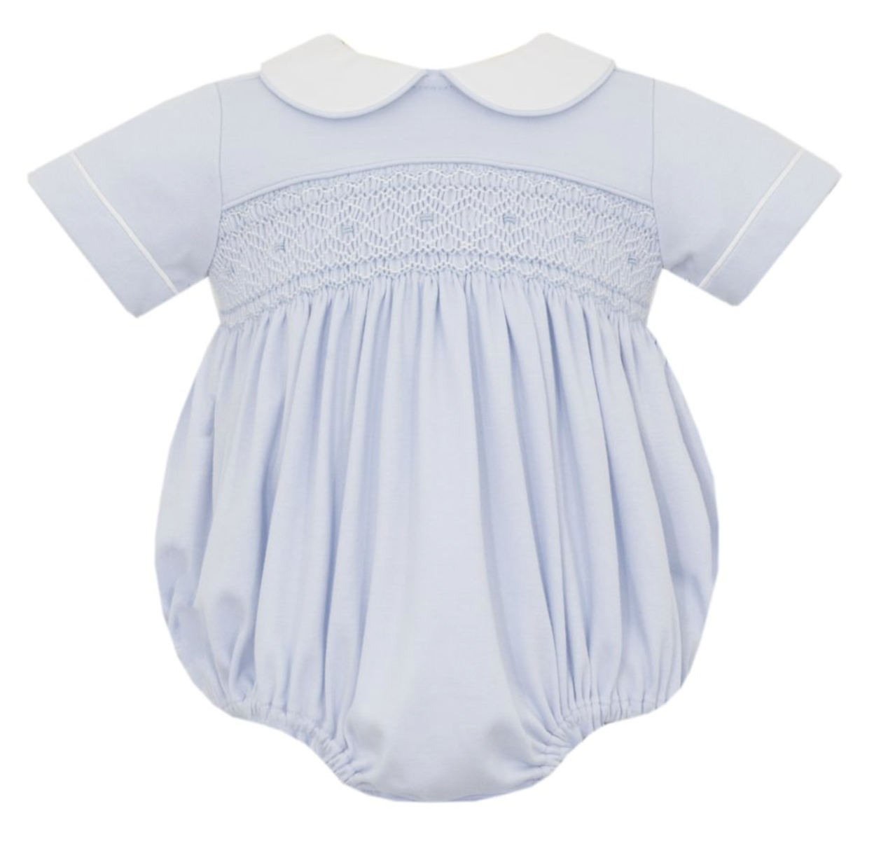 Petit Bebe Thomas Blue Smock Bubble