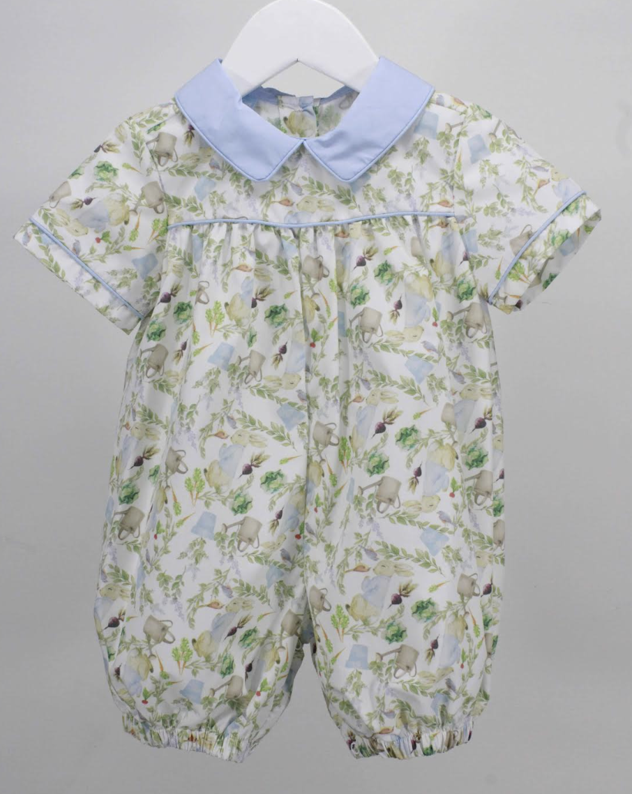 Carrot Garden Bunnies Lincoln Overall