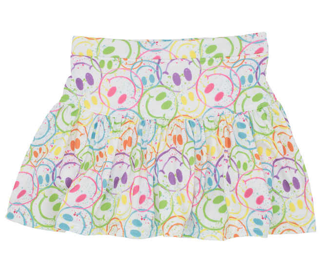 Splatter Smiley Skort