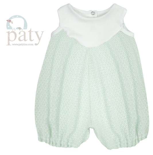 Paty Sleeveless Girls Shortall Mint