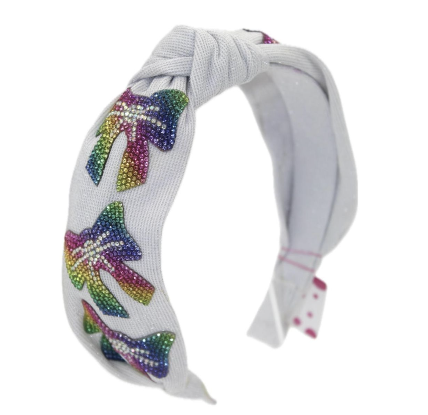 Crystalized Bow Tail Knot Headband