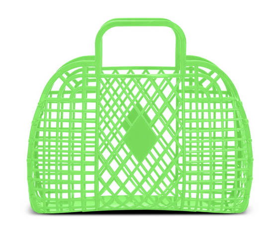 Green Neon Small Jelly Bag