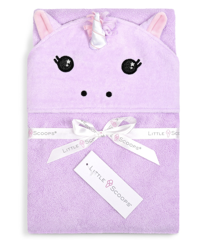 Little Scoops Unicorn Hooded Towel