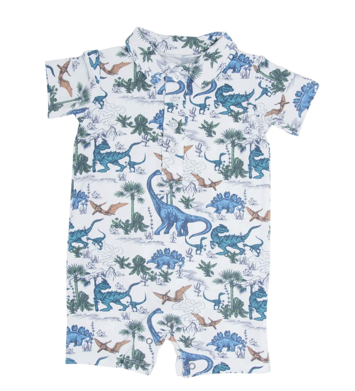 Dinosaur Adventures Polo Romper