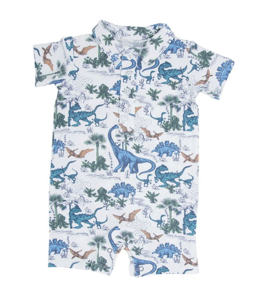 Dinosaur Adventures Polo Romper