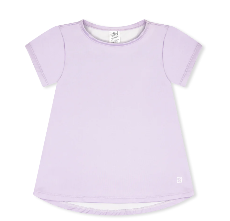 Bridget Basic Tee in Petal Purple