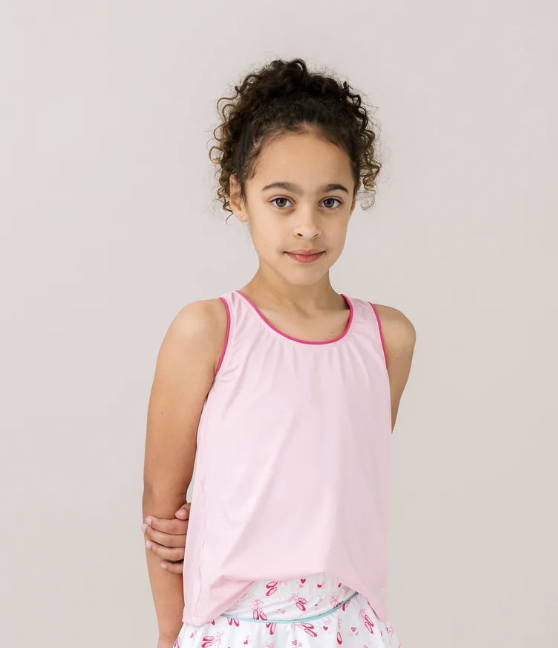 Riley Tank - Cotton Candy Pink, Power Pink