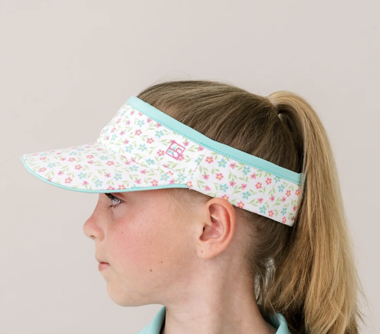 Vacay Visor - Petal Pop Floral, Totally Turquoise