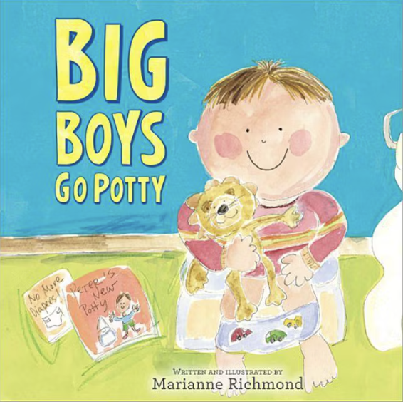 Big Boys Go Potty Book