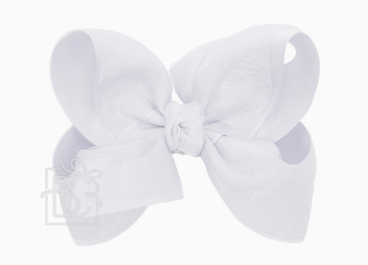 Lavender Layered Organza Bow On Clip