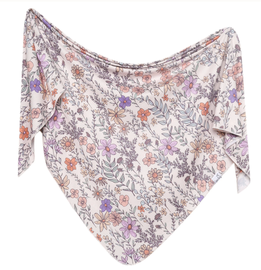 Copper Pearl Flora Swaddle Blanket
