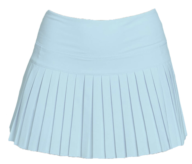 Light Blue Mini Pleated Skort