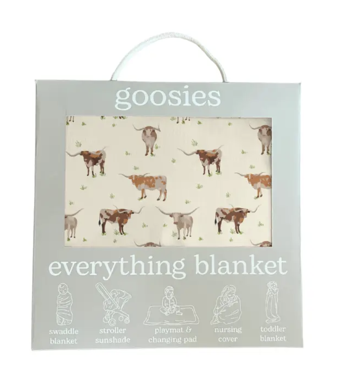 Longhorn Cows - Everything Blanket