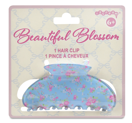 Beautiful Blossom Blue Hair Clip
