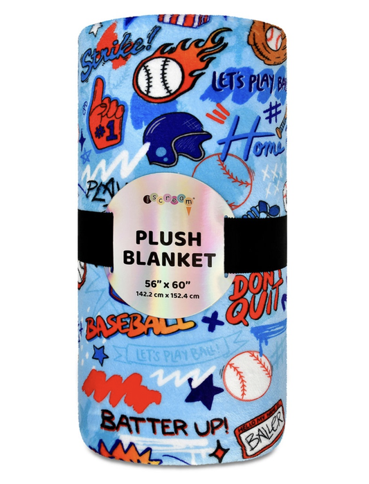 Corey Paige Ball Game Plush Blanket