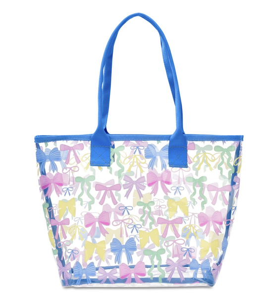 Pretty Bows Clear Tote Bag