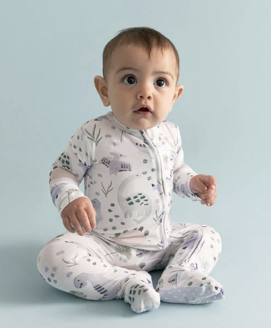 Posh Peanut Milo Footie Zippered One Piece
