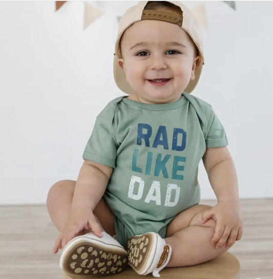 Rad Like Dad Short Sleeve Bodysuit
