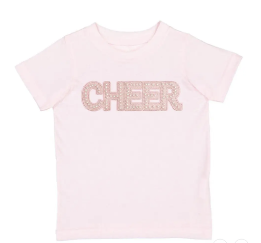 Cheer Pearl Patch Short Sleeve T-Shirt