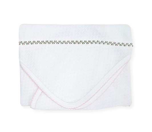 Paty Knit Receiving/Swaddle Blanket Ruth