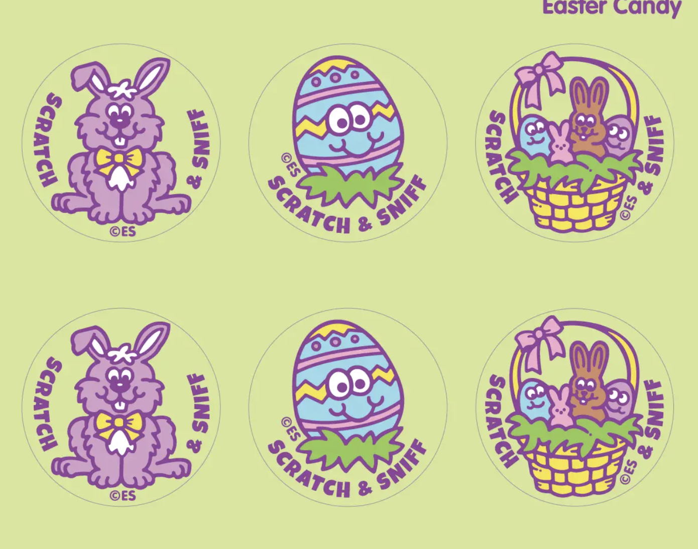 Easter Candy Everythingsmells Scratch & Sniff Stickers