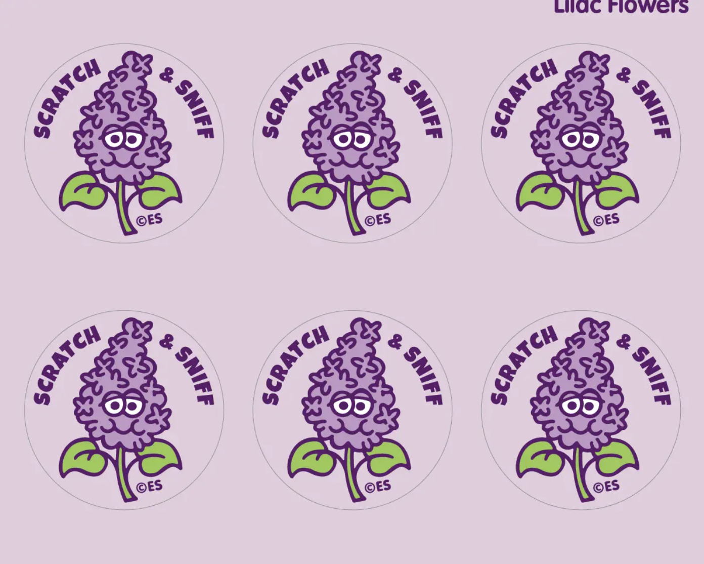 Lilac Everythingsmells Scratch & Sniff Stickers