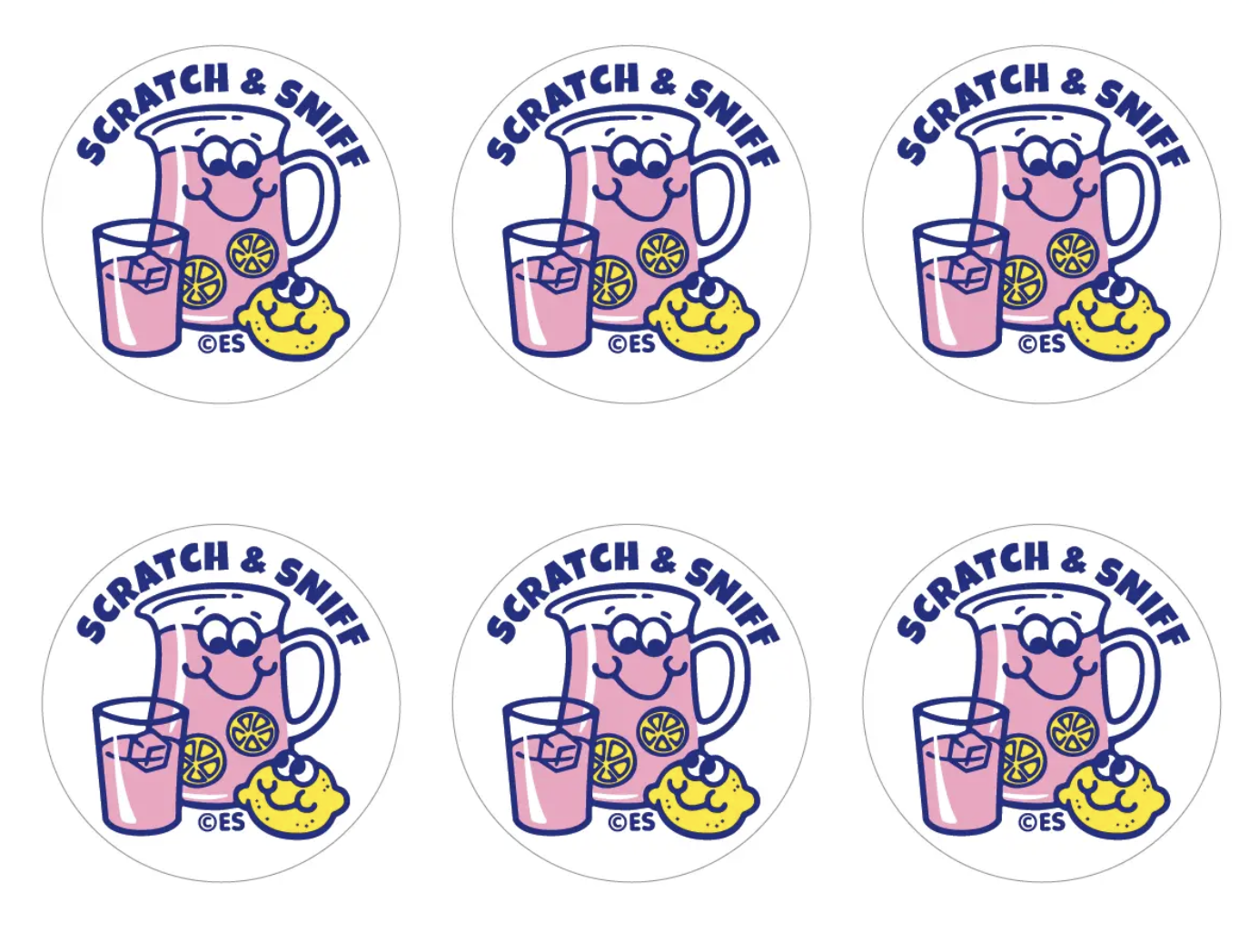 Pink Lemonade Everythingsmells Scratch & Sniff Stickers